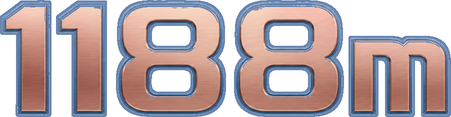 1188m